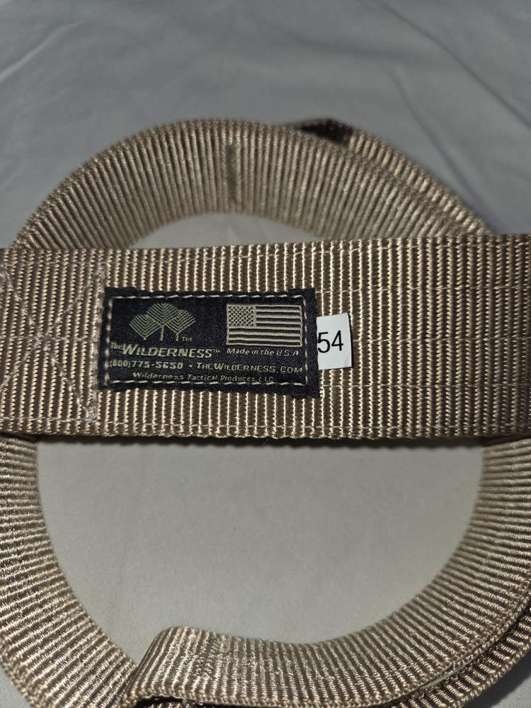 The Wilderness Tactical Training Belt Size 54