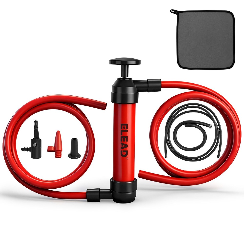 Fluid Transfer Siphon Pump for Gasoline, Multi-Use Liquid Pump,...