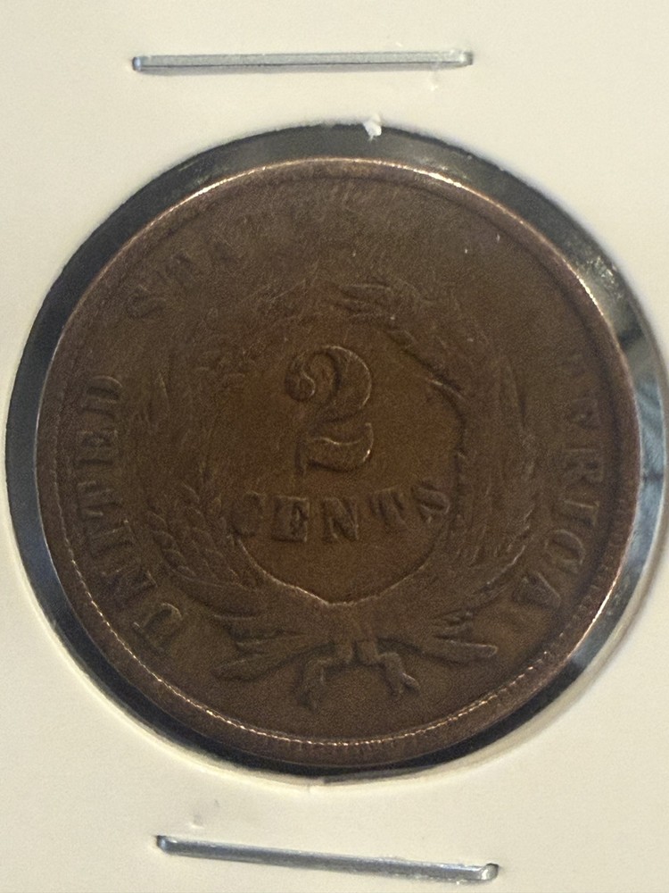 1865 Two Cent Piece VG