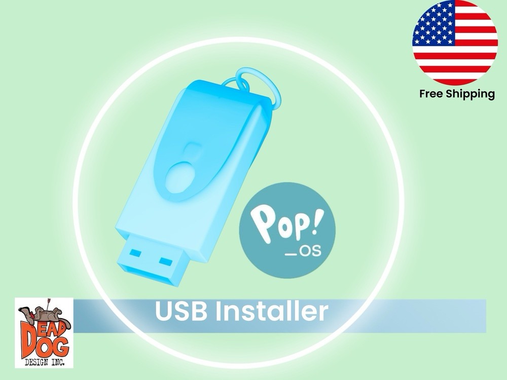 Pop!_OS 24.04 Bootable USB - Linux Installer - Try or Install - Repair PC Mac