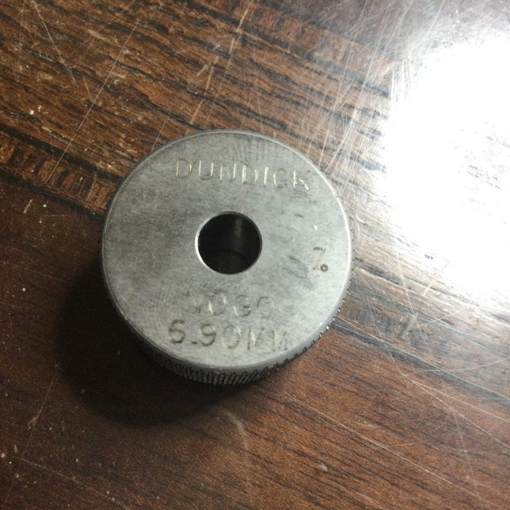 Dundick Class Z 6.90mm Plain Smooth Bore RING GAGE  (RT33)