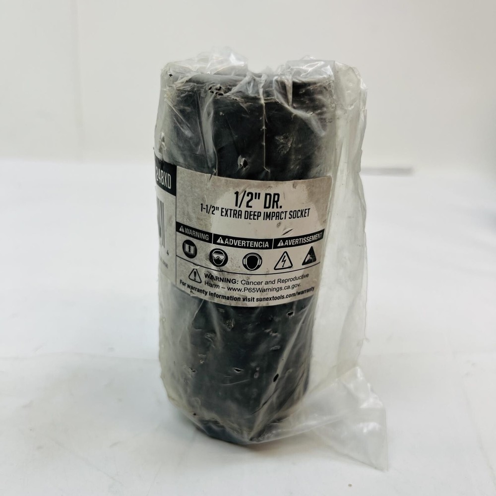 Sunex 248XD Impact Socket 1/2" Drive 1-1/2" 6-Point High Strength Tool