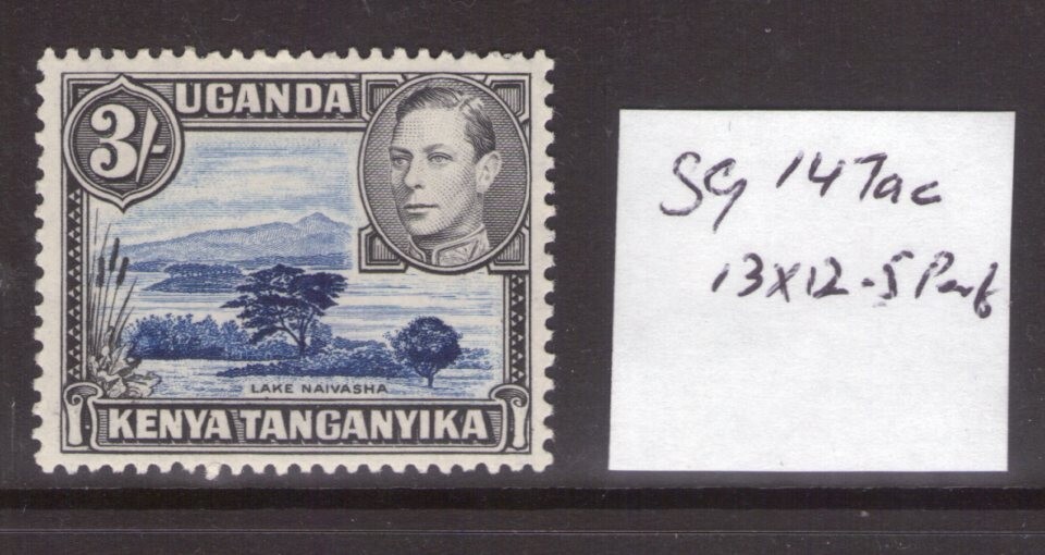Kenya George VI 3/- SG147ac lightly hinged.