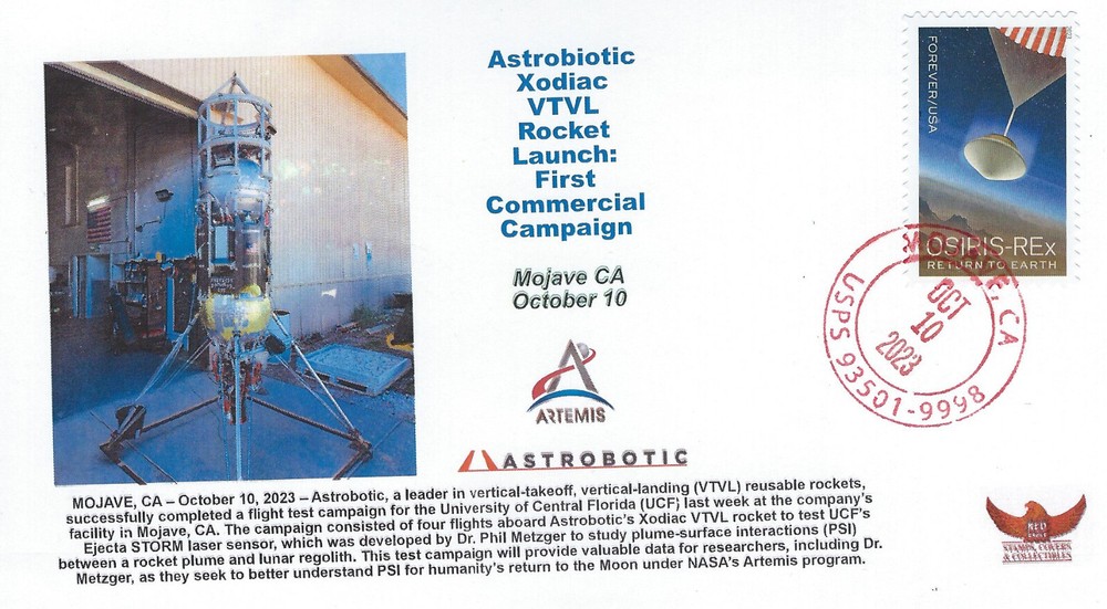 2023 Astrobotic Xodiac VTVLRocket First Campaign Launch Mojave 10 October