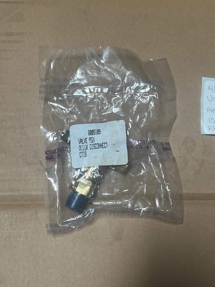 AM General 6005109 Valve ASM, Quick Disconnect
