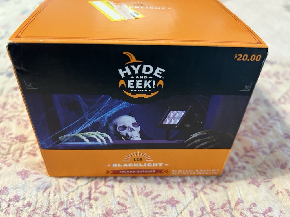 Hyde Eek Black Light Spotlight Halloween New LED Party