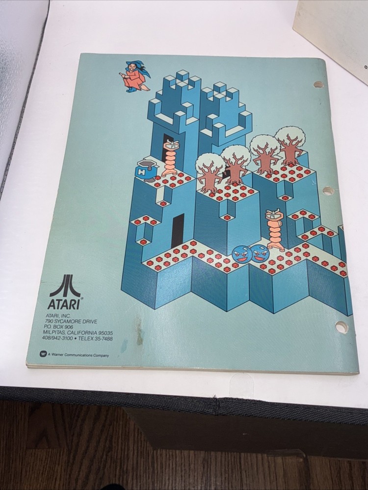ATARI Crystal Castles Operator's Manual & Schematic Package Supplement 1983 FD13