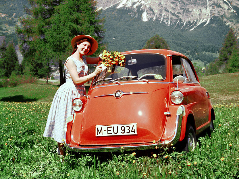 1965 BMW Isetta, Toolbox - Refrigerator Magnet, 42 MIL
