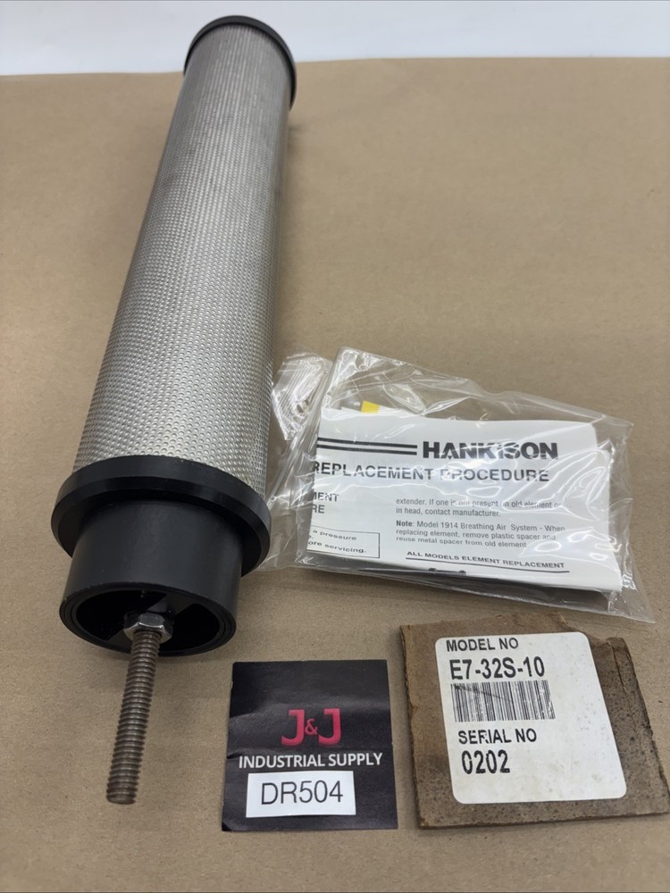 New No Box Hankison E7-32S-10 Replacement Filter Element Fast Shipping Warranty.