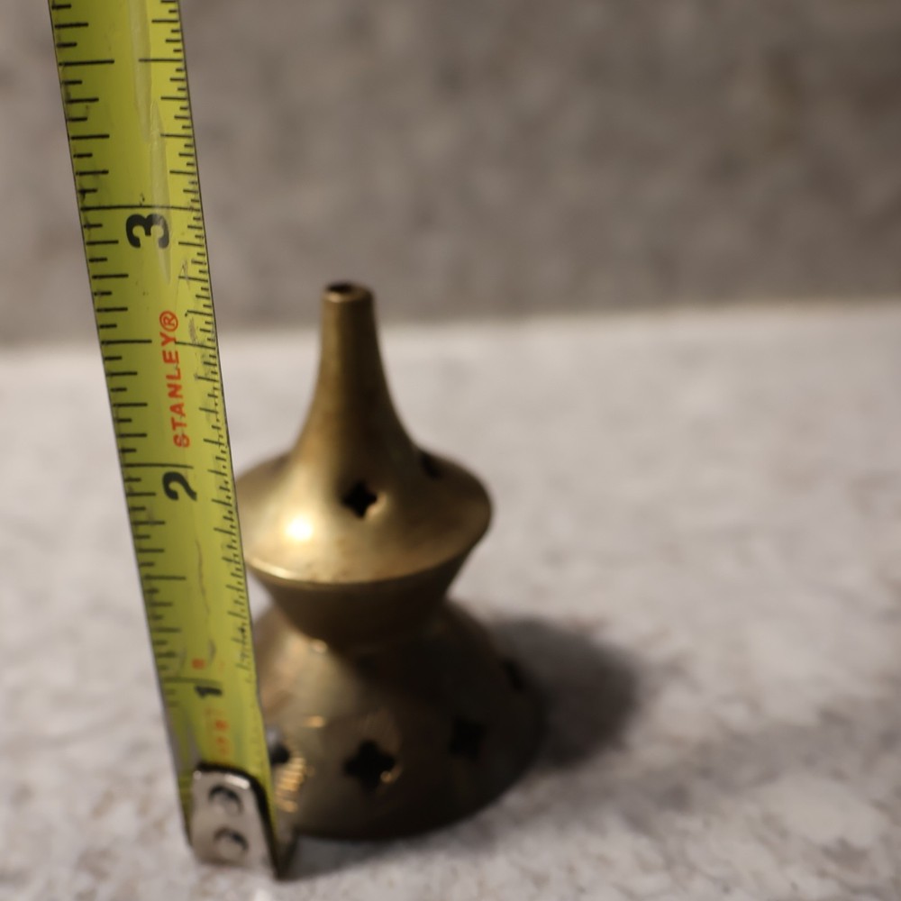 Brass Incense Burner, 2 1/2" tall.
