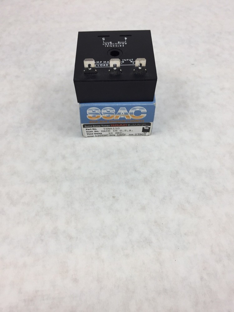 SSAC Solid State Timer 10 sec Delay 120VAC 1AMP TS44110