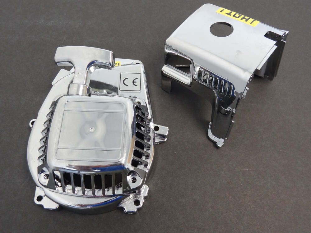 Rovan Chrome Pull Start, Engine and Head Cover