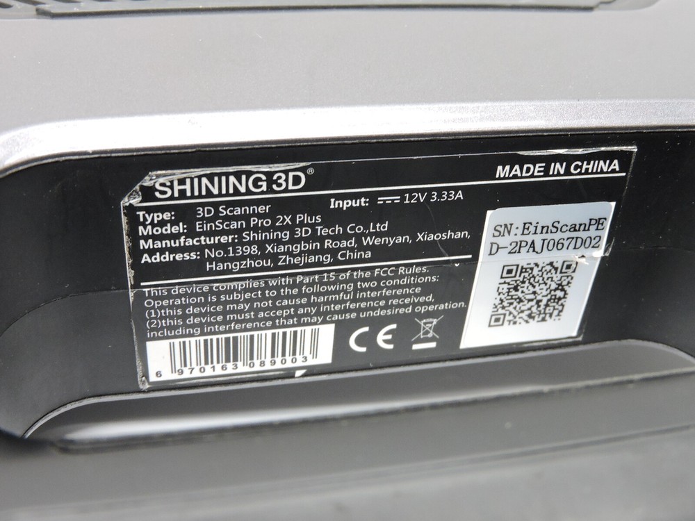 Shining 3D Ein Scan Pro 2x plus - MINT CONDITION!