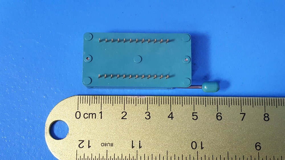 IC SOCKET, 24 pin, 224-3344, GOLD, TEXTOOL ( one piece)