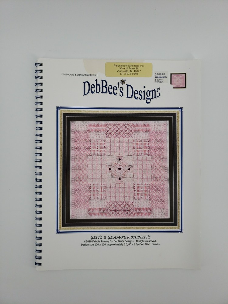 DebBee's Designs DD-158C Glitz & Glamour Kunzite Canvaswork Chart