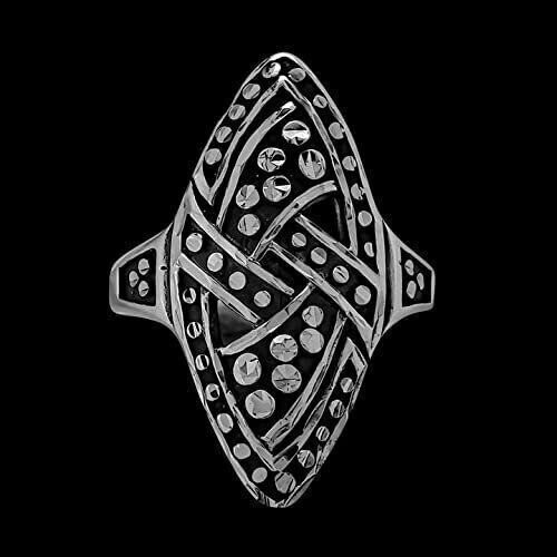 Size 6 - Diamond Cut Art Deco Woven Ring