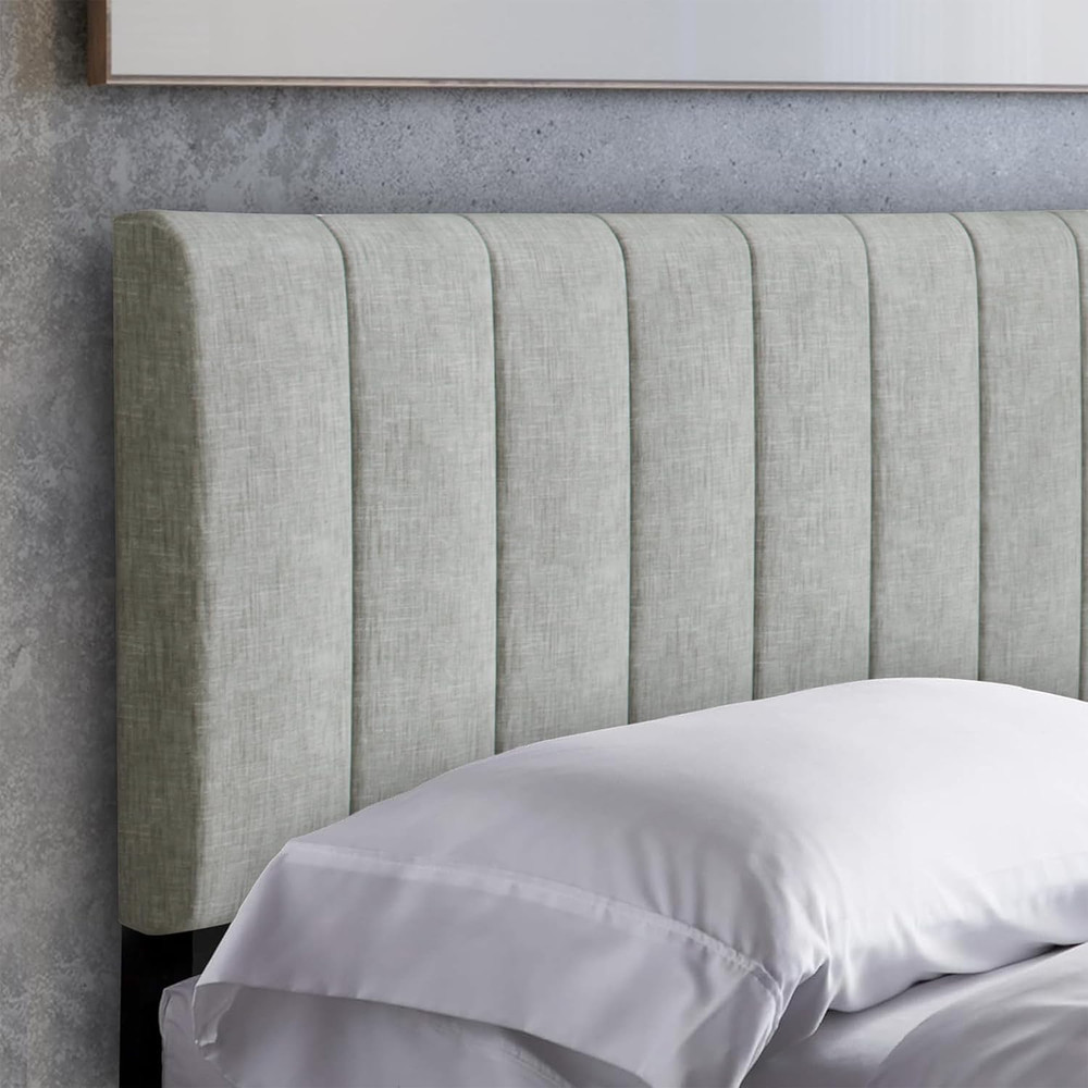 Tufted Upholstered Headboard Queen/Full Size - Adjustable Height & Easy Assembly