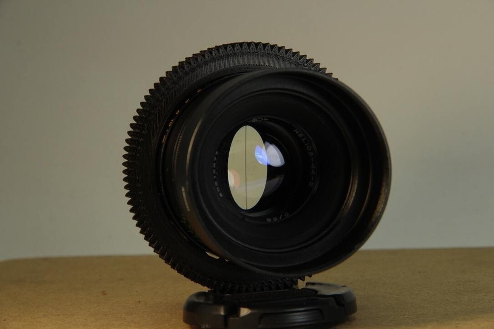 Anamorphic Helios 44-2 2/58 Soviet lens, Cine mod lens M 42/SONY E mount