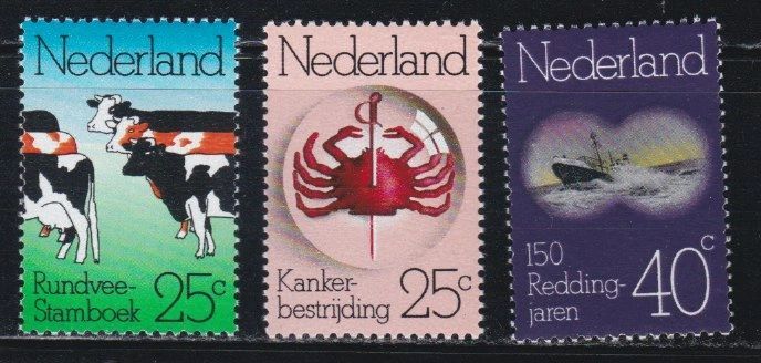 Netherlands - Scott #s 515-17