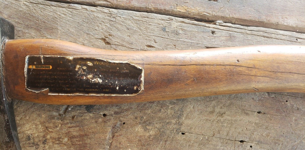 U.S. GENERAL 20oz. HATCHET AXE ORIGINAL HANDLE + LABEL