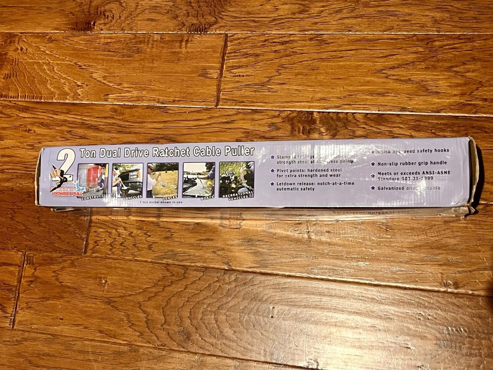 American Power Pull 2 - Ton Dual Drive Ratchet Cable Puller-Open Box, Never Used