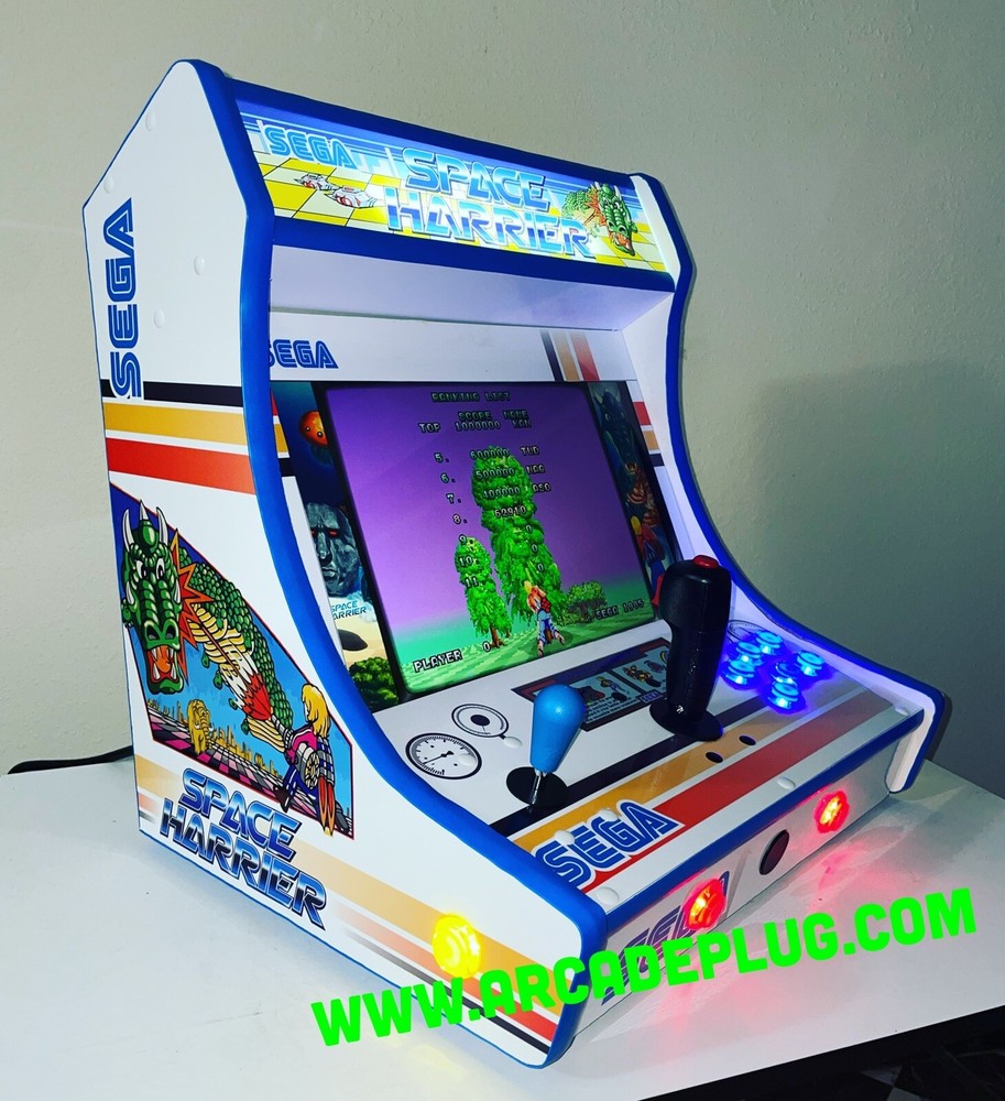 Sega Space Harrier Multicade Tabletop Bartop Arcade Cabinet Raspberry pi 4