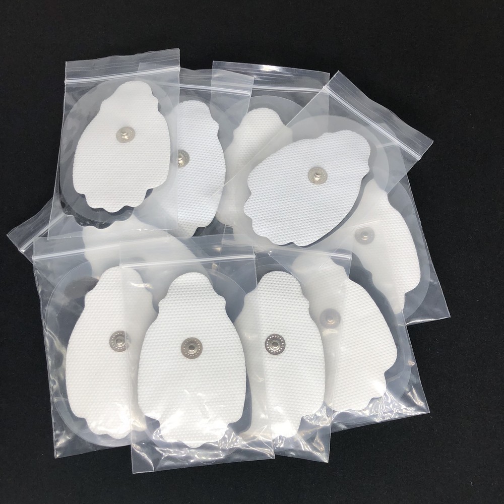 2-40PCS Replacement Large Snap On Electrode Pads For Unit Pulse Massager Machine