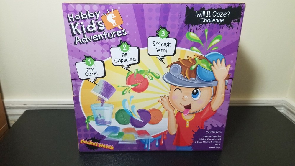 YouTube HobbyKidsTV Adventures Presents The Will It Ooze? Challenge