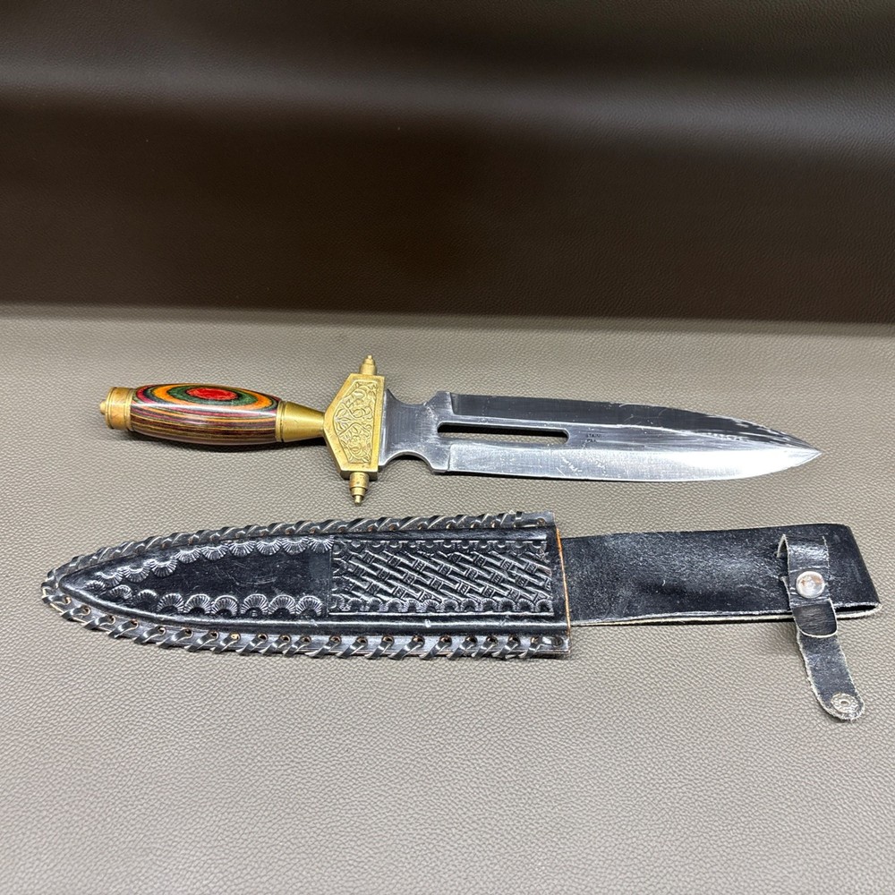 Pakistani 8”3/4 Fighting Knife W/ Sheath