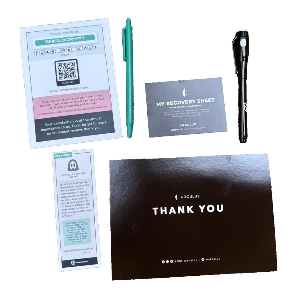 Arculus Cold Storage Wallet Retails for $99