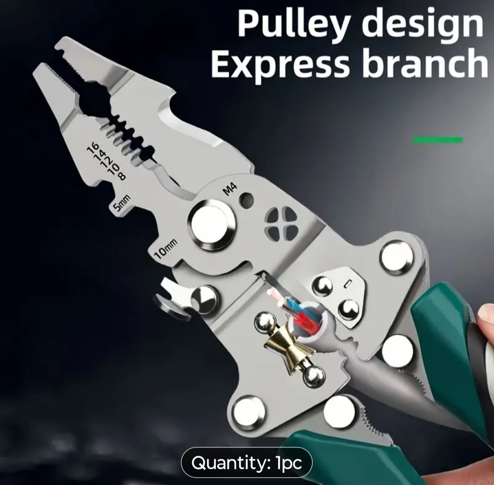 Wire Stripping Tool, Cable Cutters. Foldable Wire Stripper Tool - Multi-Function