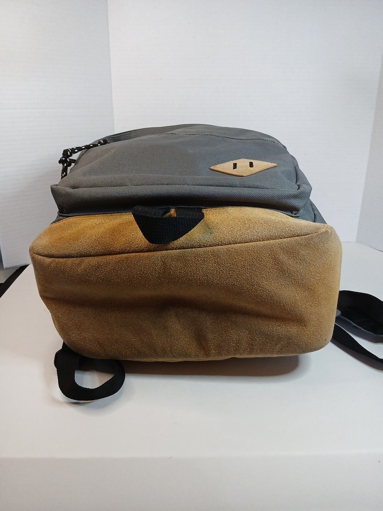 Dome Backpack Gray Headphone Jack Striped Inside Unisex