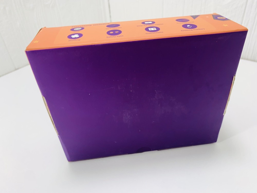 Halloween Crochet Kit Complete Includes Yarn, Needle, Hook, Eyes, Stuffing