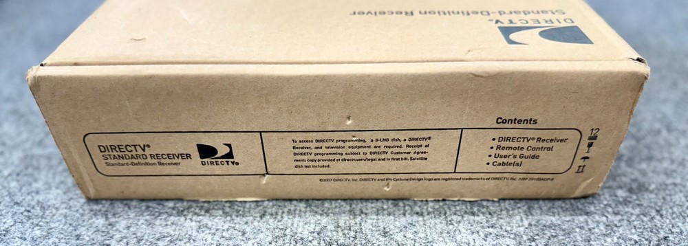 DirecTV Digital Television Multi-Satellite Receiver Box (D12D-100) - NEW