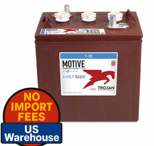 Trojan T125-CLASSIC Signature Deep Cycle Flooded Battery T2 Technology