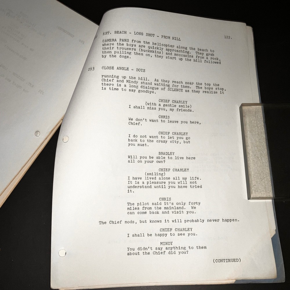 WILD OATS & INDIANS (Circa '70s) Stuart Raffill Unmade ANIMAL BREAKDOWN Script++