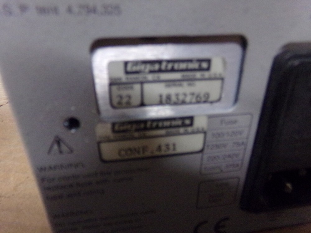 Gigatronics 8542C Dual Input Universal Power Meter Conf. 431