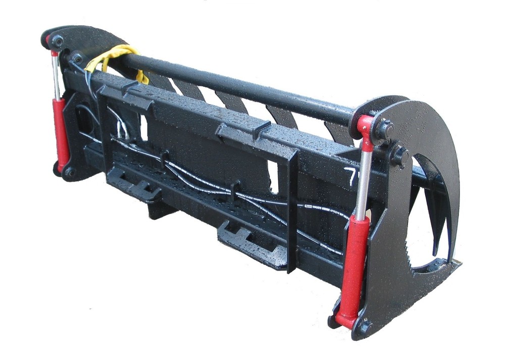 NEW 84" ROOT RAKE SKIDSTEER ATTACHMENT W/TEETH QUICK ATTACH FREE SHIPPING!