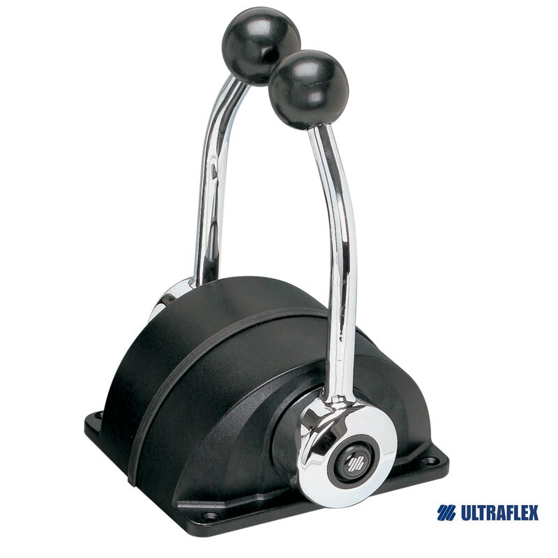 Ultraflex B302B single lever control for two boat engines