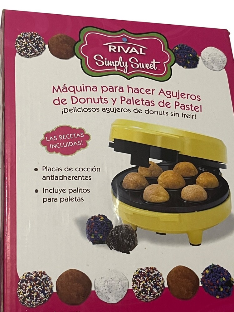 Rival Simply Sweet Cake Pop & Donut Hole Maker NEW