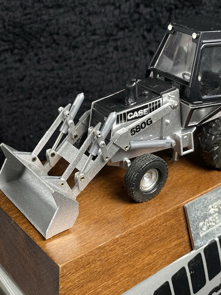 Gescha Case 580G Construction King Backhoe/Loader 1:35 SILVER JUBILEE 1982 RARE