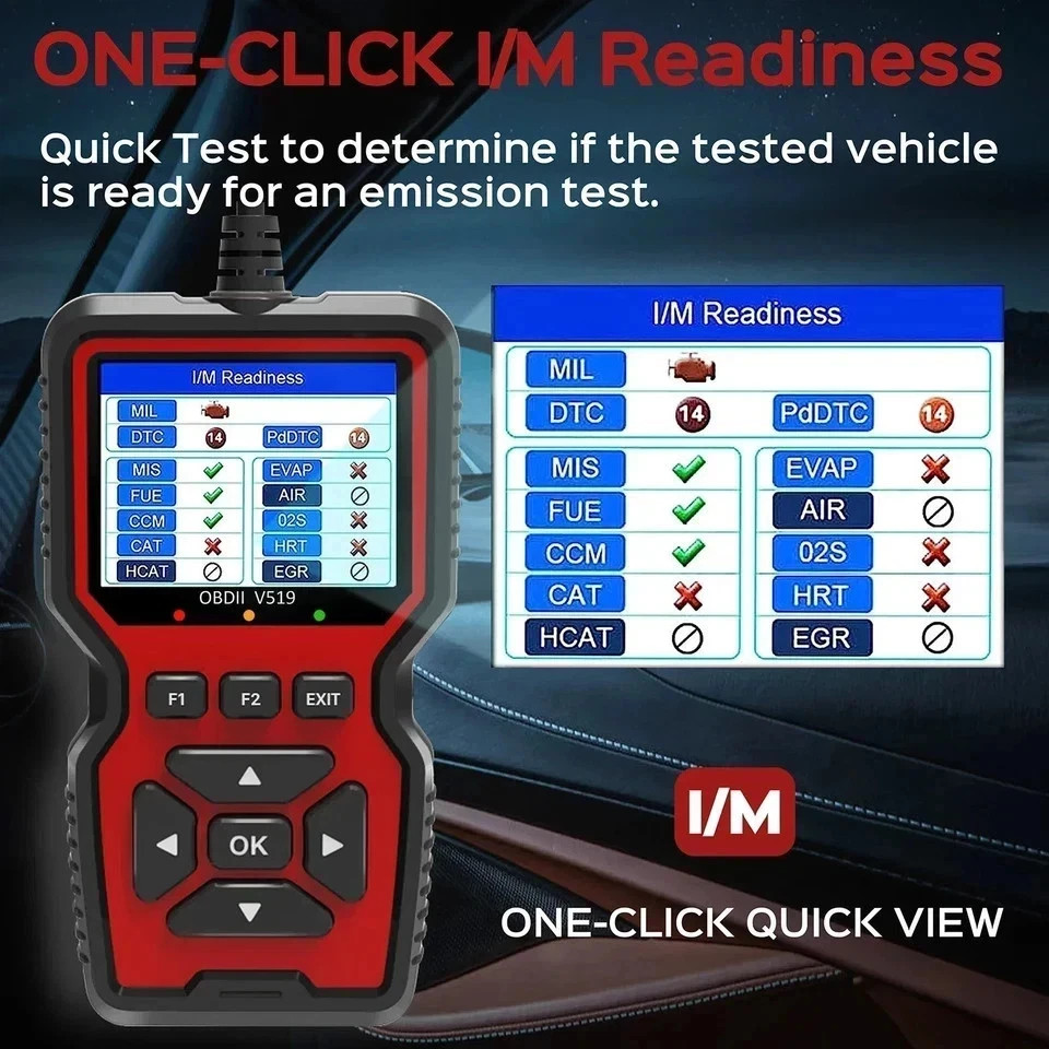 Professional OBD2 V519 Scanner - 2025 Upgraded OBDII + CAN Code Reader**********