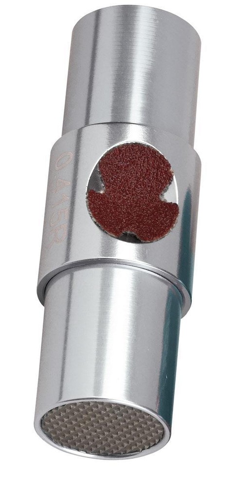 TIP MASTER 6-in-1 Cue Tip Tool - Pool Billiards Shaper/Scuffer/Tapper - SILVER