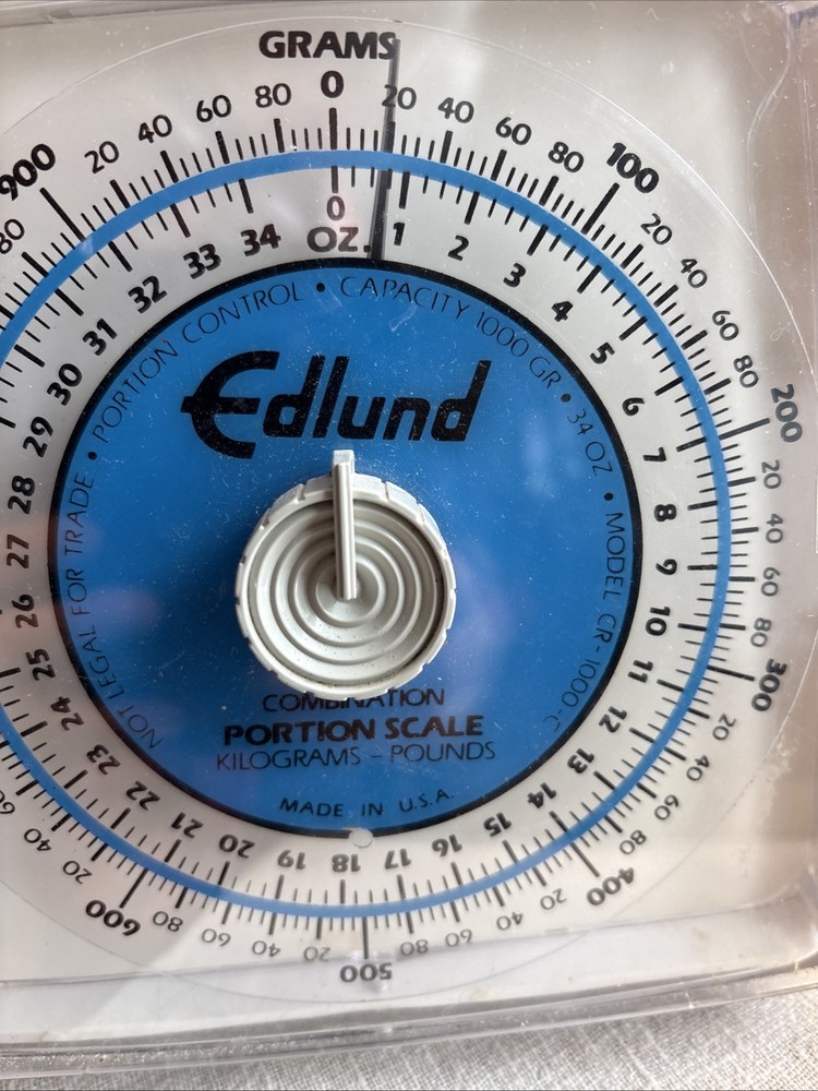 Edlund Portion Scale Model CR1000C 1000 Grams/34 Oz Excellent