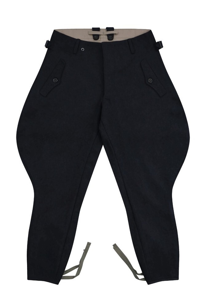 WW2 German Elite Youth Black Wool Breeches