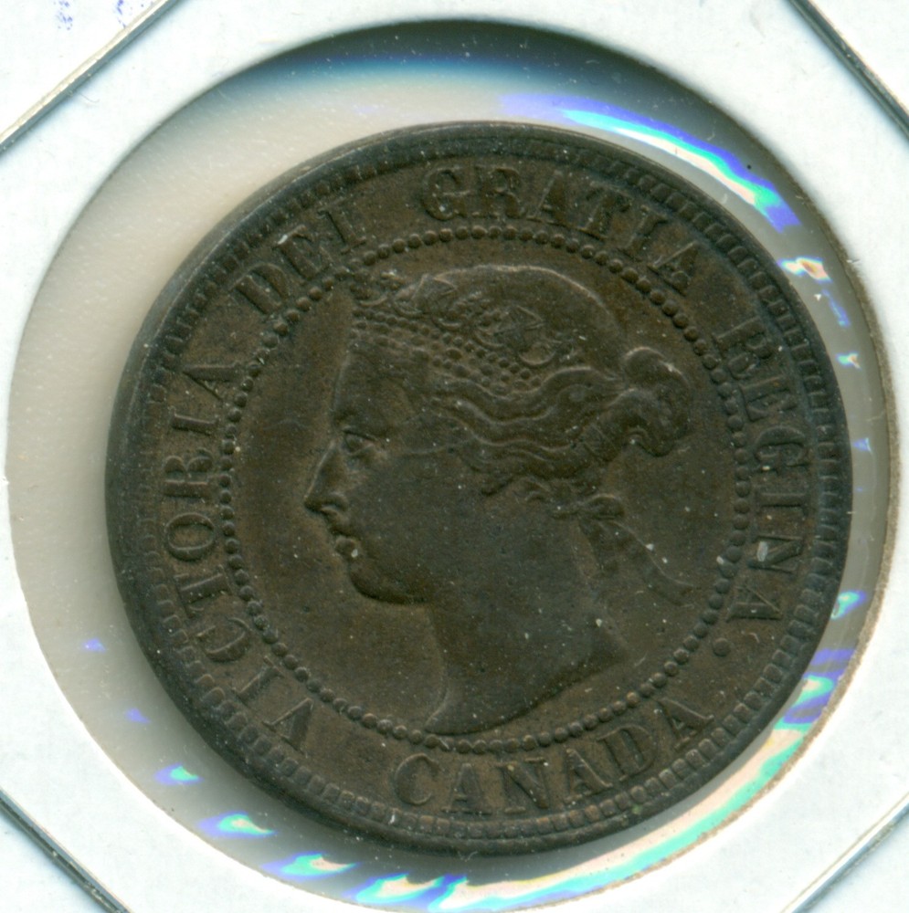 1899 CANADA LARGE CENT, EXTRA FINE, GREAT PRICE!