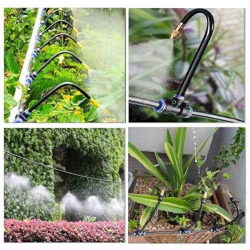 360° Curved Garden Automatic Irrigation System—50FT Drip Irrigation System