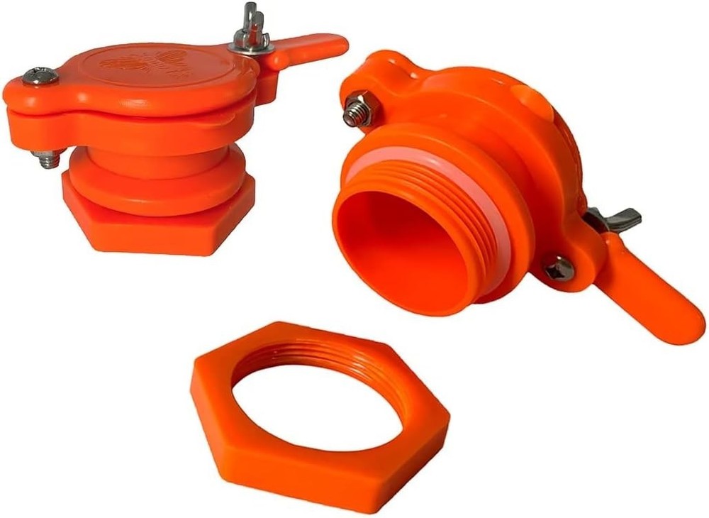 MayBee 2 Pack Honey Gate Valve for Extractor, Durable Nylon 2-Pack