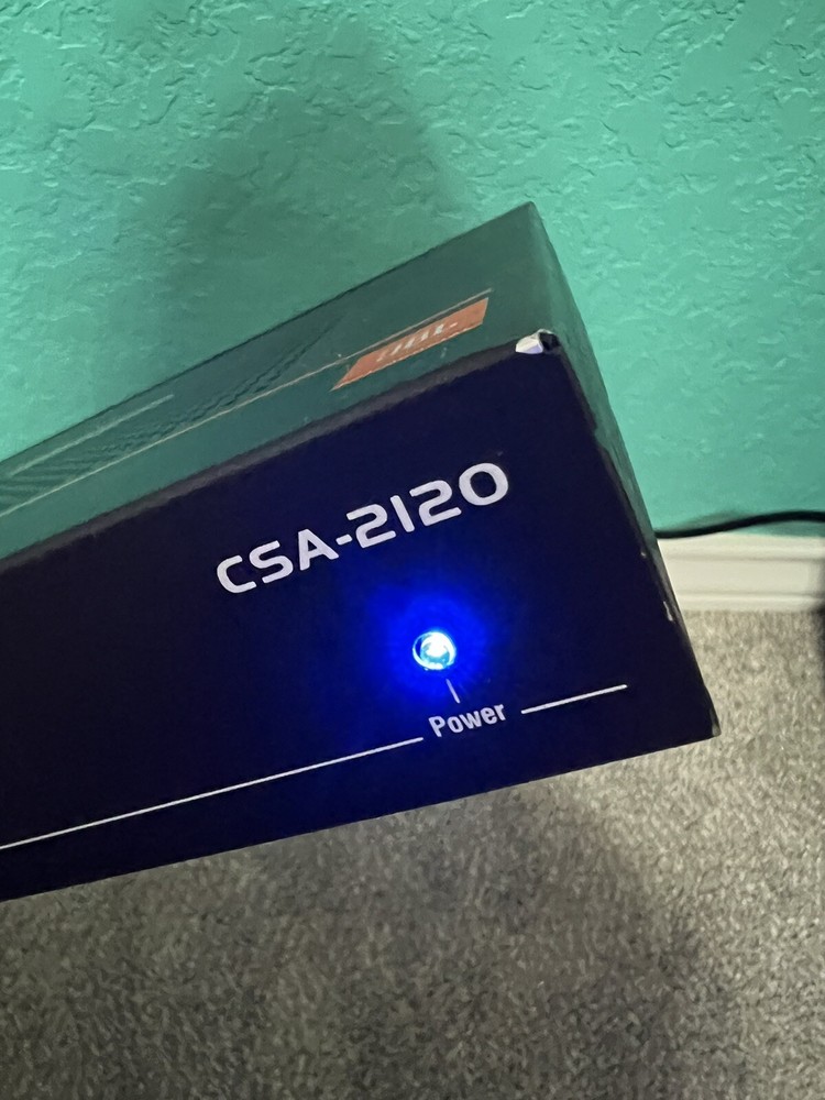 JBL CSA 2120 Amplifier. Please See Photos. Powers On, Please Read. O5