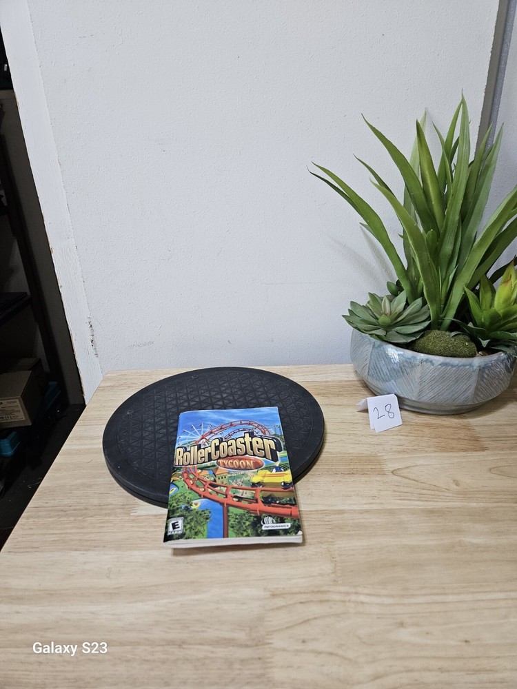 Roller Coaster Tycoon PC Game 2001 Instruction Booklet / Manual Only